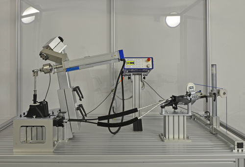 Banco de prueba de cajas de velocidades - Hegewald & Peschke Meß- und Prüftechnik GmbH - de capacidad de carga / automatizado / para la industria del automóvil