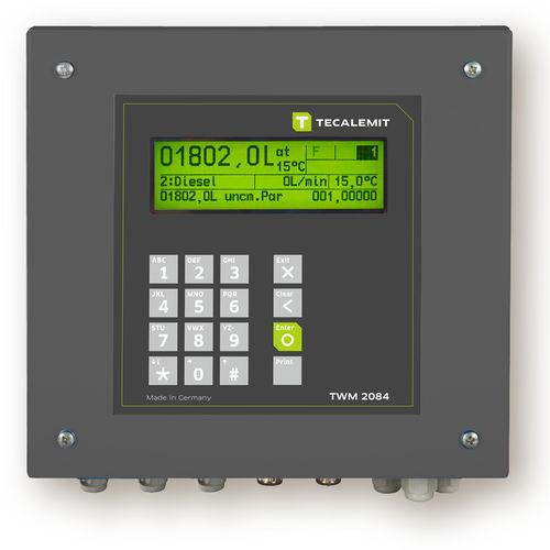 Caudalímetro volumétrico - TWM 2084 A3 ER - HORN GmbH & Co. KG TECALEMIT - para carburante / IP54 / para aplicaciones de bombeo