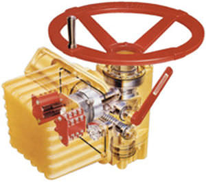 Actuador para válvula eléctrico - L120 series - Nippon Gear - de vueltas múltiples / de tornillo sin fin / antideflagrante