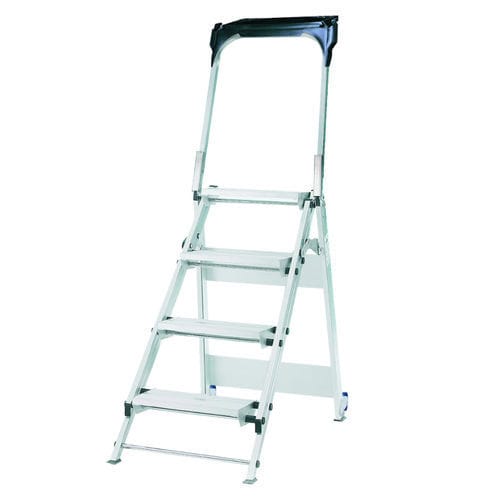 Escalera de tijera portátil - 98-34749 - BITO-Lagertechnik Bittmann - de aluminio