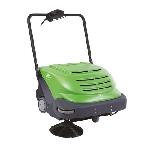 Barredora con operador a pie - 664 - IPC - con batería / con 1 cepillo / para moqueta