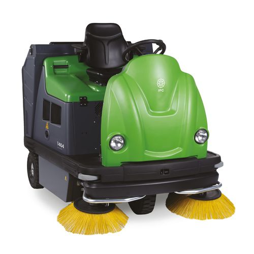 Barredora con operador a bordo - 1404 series - IPC - híbrida / con batería / de exterior