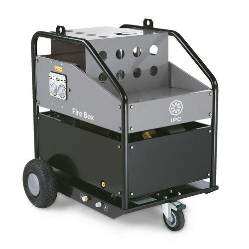 Limpiador de alta presión de agua fría - Fire Box series - IPC - eléctrico / móvil / de acero inoxidable