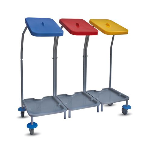 Carretilla de limpieza - LINEN 23S - IPC - para contenedor de residuos