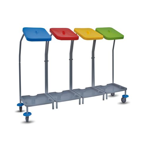 Carretilla de limpieza - LINEN 24S - IPC - para contenedor de residuos