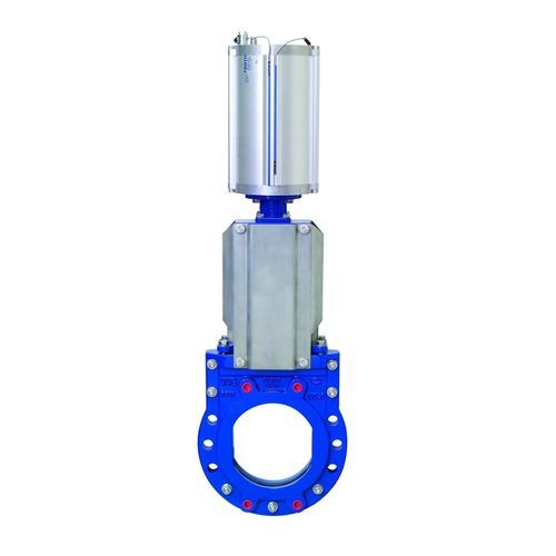 Válvula de guillotina - ZETA® - VAG-Group - con control neumático / de cierre / para aguas residuales