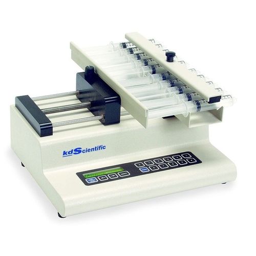 Bomba de infusión - 0.01 - 140 ml | KDS 220  - KDS - con jeringas múltiples / para productos químicos / con motor paso a paso