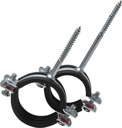 Abrazadera para tubo de tornillo - DG2  - Tork Baglanti Elemanlari - con perno / de metal / con anillo de caucho