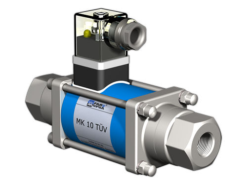 Electroválvula de control directo - MK 10 TÜV - Müller co ax GmbH - de 2 vías / NC / para gas
