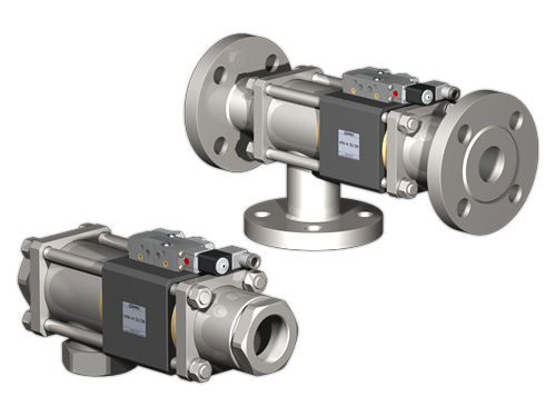 Válvula de conmutación - VMK-H 50 DR, VFK-H 50 DR - Müller co ax GmbH - coaxial