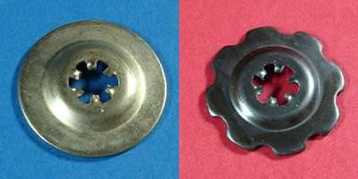 Arandela de freno - DMPP / DMTP Series - West Coast Lockwasher - cónica / con dientes interiores / con dientes exteriores