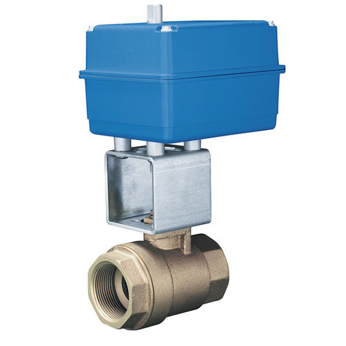 Válvula de bola - EMVII-6400-SS - Watts Water Technologies - con mando eléctrico / de control / para agua caliente