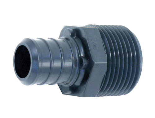 Adaptador hidráulico para tubos - 1/2 x 3/4" - Watts Water Technologies - de reducción / roscado / de plástico