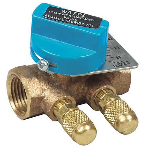 Válvula de bola - CSM-61 - Watts Water Technologies - manual / de control de caudal / para agua caliente