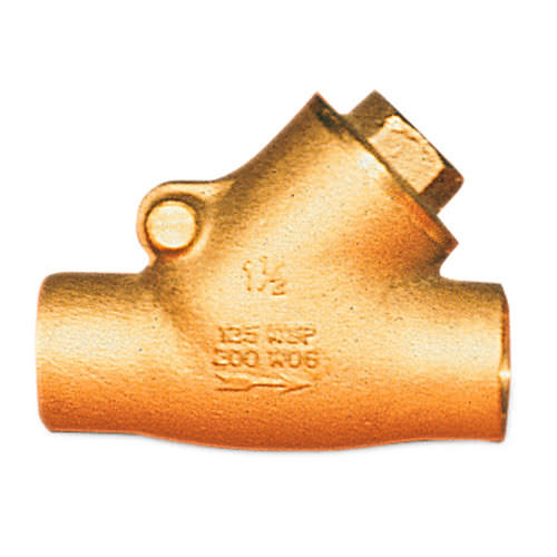 Válvula de retención de clapeta - CVY, CVYS - Watts Water Technologies - de bronce