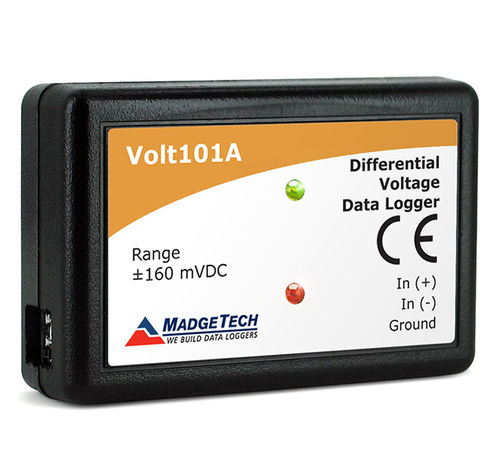 Registrador de datos de tensión - Volt101A - MadgeTech - con interfaz PC / sin pantalla / para control