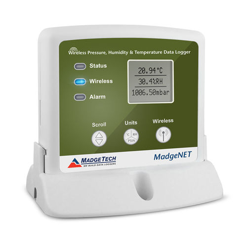 Registrador de datos de humedad - RFPRHTemp2000A - MadgeTech - de presión / de temperatura / inalámbrico