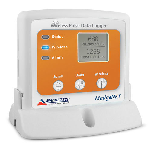 Registrador de datos de impulsos - RFPulse2000A - MadgeTech - inalámbrico / radio-frecuencia / con pantalla LCD