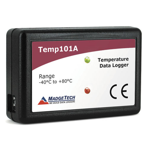 Registrador de datos de temperatura - Temp101A - MadgeTech - con interfaz PC / sin pantalla / para control