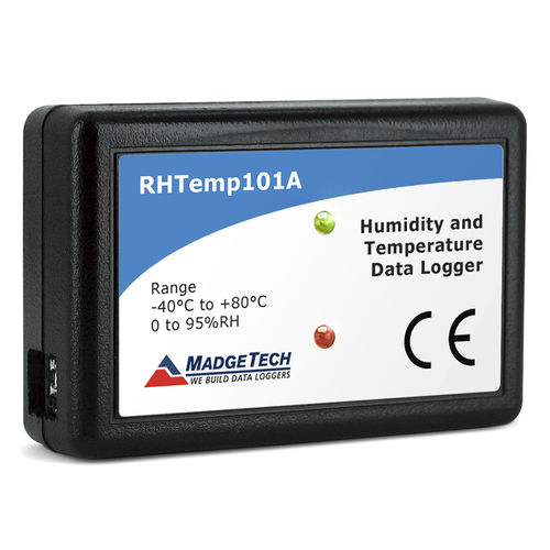 Registrador de datos de temperatura y humedad - RHTemp101A - MadgeTech - con interfaz PC / sin pantalla / para control