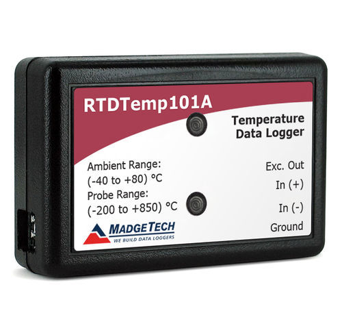 Registrador de datos de temperatura - RTDTemp101A - MadgeTech - con interfaz PC / Pt100 / sin pantalla