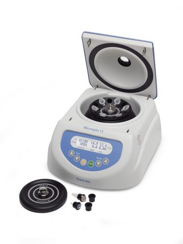 Centrífugadora de laboratorio - 100-14, 500 rpm, RCF - 12, 400xg | Microspin 12 - Grant Instruments - vertical / de alta velocidad