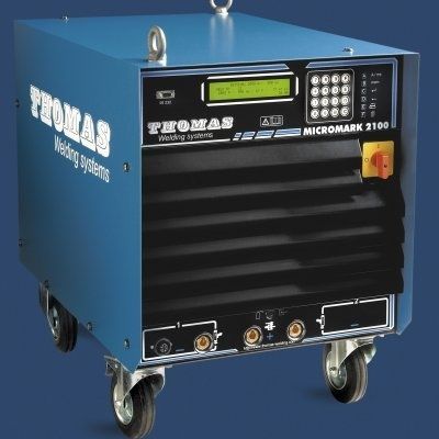 Generador de soldadura de arco estirado - MicroMark 2100 - THOMAS WELDING SYSTEMS - con grupo electrógeno / para acero / para acero inoxidable