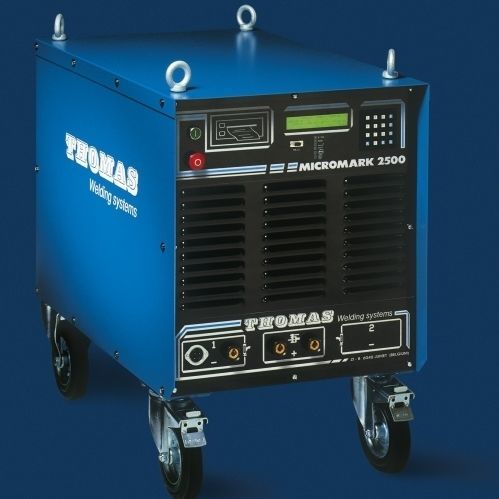 Generador de soldadura de arco estirado - MicroMark 2500 - THOMAS WELDING SYSTEMS - con grupo electrógeno / para acero / para acero inoxidable