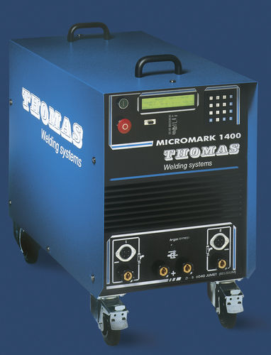 Generador de soldadura de arco estirado - MicroMark 1400 - THOMAS WELDING SYSTEMS - monofásico / con pantalla integrada
