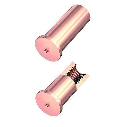 Espárrago roscado - CFI - THOMAS WELDING SYSTEMS - acero recubierto de cobre / de soldadura por descarga de condensadores / de tipo casquillo roscado