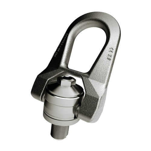Anillo de elevación de doble articulación - SS.DSR - Codipro - con giro de 360º / pivotante a 180º / macho