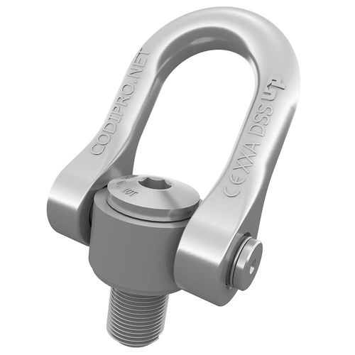 Anillo de elevación de doble articulación - OS.DSS - Codipro - con giro de 360º / pivotante a 180º / macho