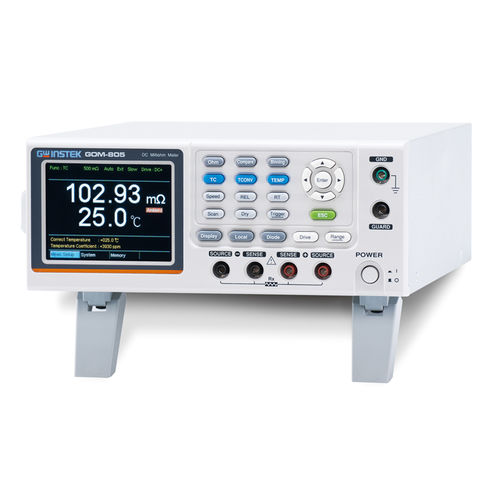 Óhmetro digital - GOM-804, GOM-805 - Instek - de sobremesa / de baja resistencia