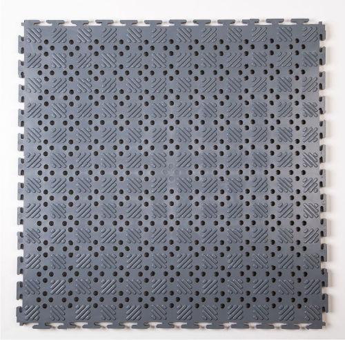 Loseta de PVC - Lock-Mat Open  - ECOLOC PVC Interlocking Floor Tiles - de pizarra / antideslizante / para garaje