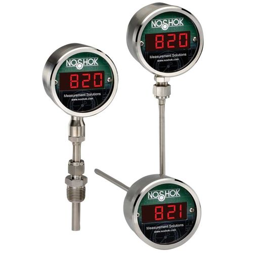 Indicador de temperatura - 82 series - NOSHOK - digital / para montaje sobre panel / programable