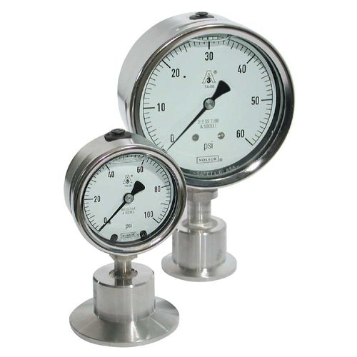 Manómetro analógico - 10  - NOSHOK - de acero inoxidable / de tubo Bourdon / de proceso