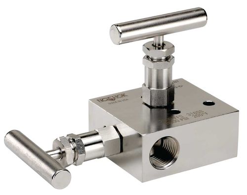 Manifold de 2 vías - 2 series - NOSHOK - de acero inoxidable