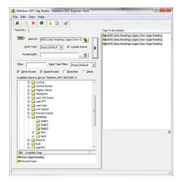 Software servidor OPC UA - OPC-UA - Nordson Measurement & Control - de gestión / para escaneado / para la Industria 4.0