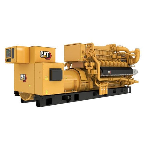 Grupo electrógeno de gas natural - G3516C - CAT Electric Power - trifásico / estacionario / 50 Hz