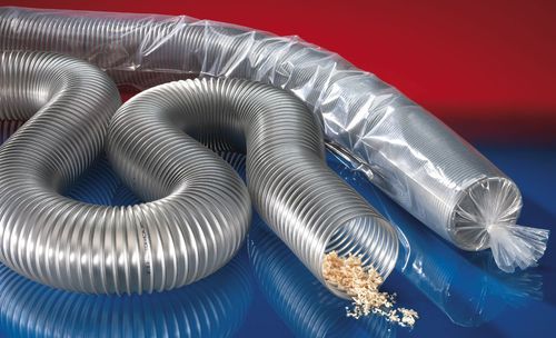Manguera para gas - TIMBERDUC® PUR 531 AS (XLD) - NORRES Schlauchtechnik GmbH - para fluido corrosivo / de poliéster / para la industria de la madera