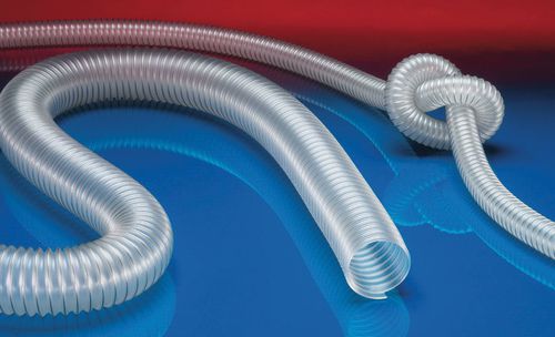 Manguera para gas - PROTAPE® PUR-INOX 330-AS (LD) - NORRES Schlauchtechnik GmbH - para polvo / para polvo / de acero inoxidable