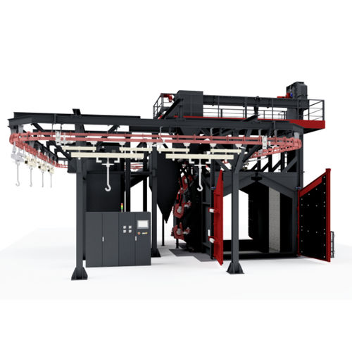 Granalladora de transportador aéreo - VKP - Gostol TST - de turbina / para metal / de moldeo