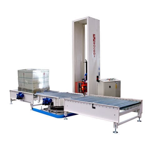 Horno de retracción con túnel de gas - Rotomatic 60 - Officina Bocedi - para embalaje adicional