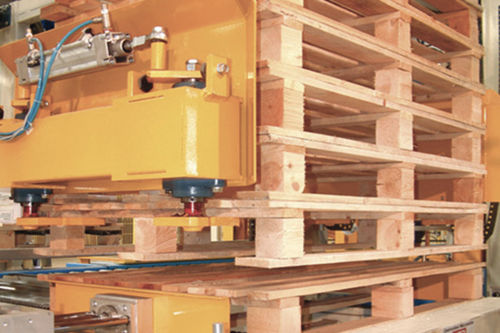 Apiladora-desapiladora de palés - Officina Bocedi - totalmente automática