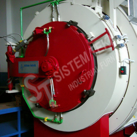 Horno de vacío - VF-T-E series - Sistem Teknik Industrial Furnaces - de retorta rotativa / de nitruración / de carbonitruración
