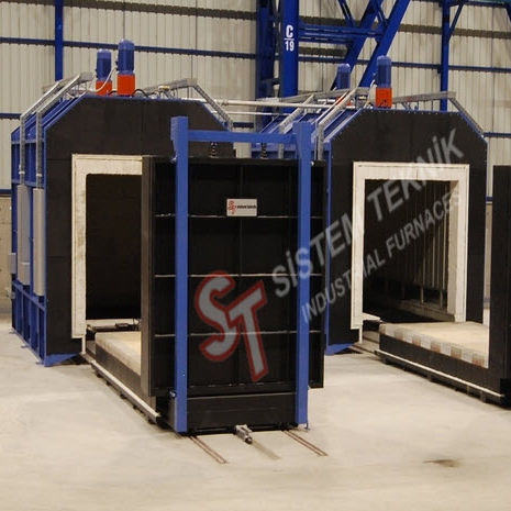 Horno de solera móvil - Sistem Teknik Industrial Furnaces - de revenido / eléctrico / de gas