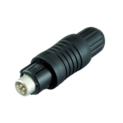Conector de alimentación eléctrica - 430 series - Franz Binder GmbH + Co. Elektrische Bauelemente KG - DIN / circular / macho