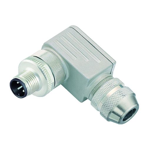 Conector de datos - 825 series - Franz Binder GmbH + Co. Elektrische Bauelemente KG - de alimentación eléctrica / acodado / circular