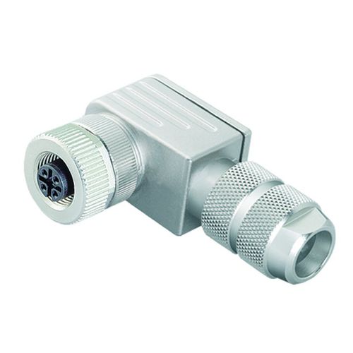 Conector de datos - 825 series - Franz Binder GmbH + Co. Elektrische Bauelemente KG - de alimentación eléctrica / acodado / circular