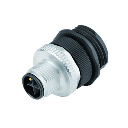 Conector de datos - 814 series - Franz Binder GmbH + Co. Elektrische Bauelemente KG - de alimentación eléctrica / macho / con dispositivo de bloqueo mediante tornillo